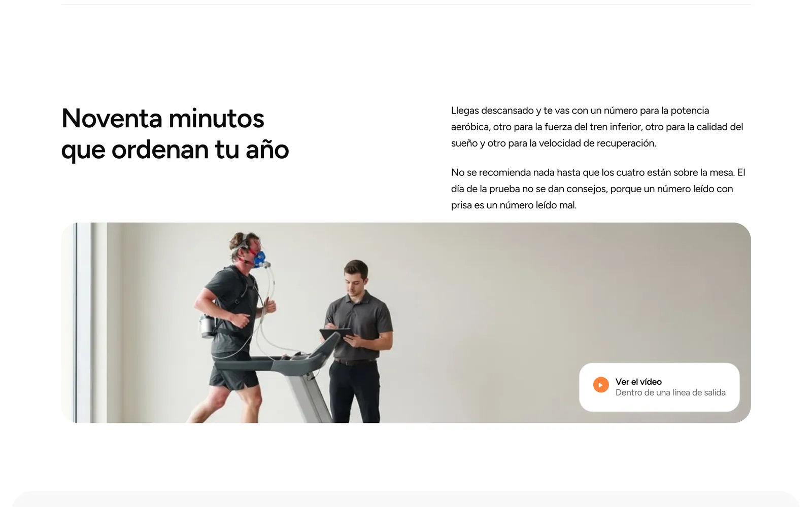 Pantalla 1 de la página de Threshold, longevidad · laboratorio de rendimiento